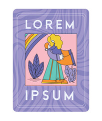 Trendy vector style Activity Cute Illustration 