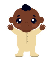 afro baby boy kawaii