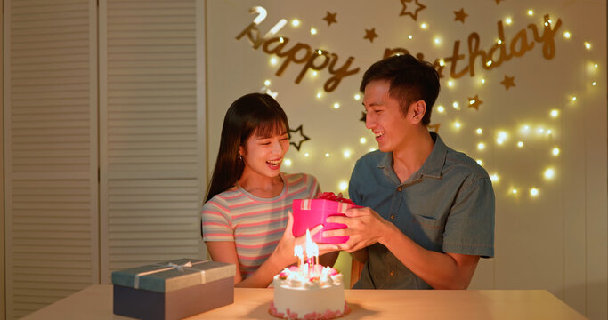 couple celebrate birthday