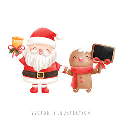 Christmas Santa, Christmas vector illustration