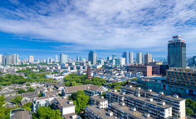 Urban Environment of Tianfeng Tower, Tianfeng Park, Ningbo, China