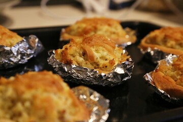 手作りクリーミーポテトブレッド