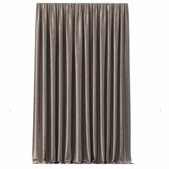 curtain isolated on white background, 3D illustration, cg render