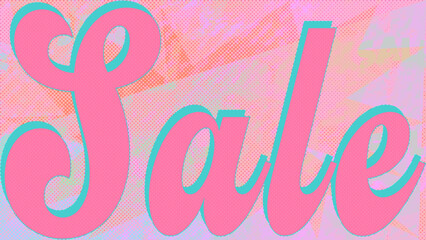 Abstract sale sign background image.