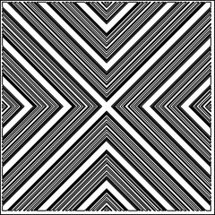 Vector lace texture, curly line ornament, black and white pattern.