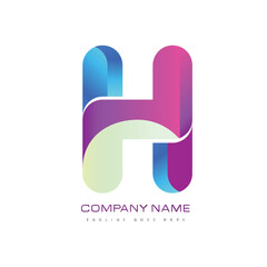 H lettering, perfect for company logos, offices, campuses, schools, religious education