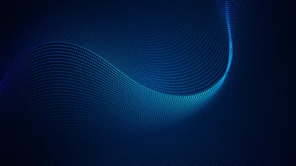 Fotobehang Abstract technology background with hi-tech digital  © prat