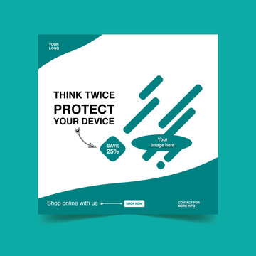 Brand new product launch post template for social media ads poster