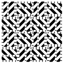 Design seamless monochrome geometric pattern. Abstract background. Vector art.Perfect for site backdrop, wrapping paper, wallpaper, textile and surface design. 