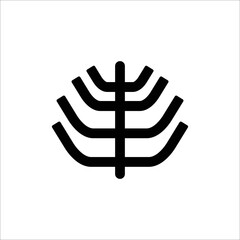 ribcage icon. solid icon