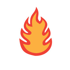 Fire Flames Icon Vector Illustration