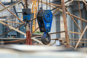 A hook is a tool used to help lift loads by hooking them up.