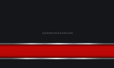 Obraz premium Abstract black and red color modern background