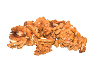 walnut isolated on white background