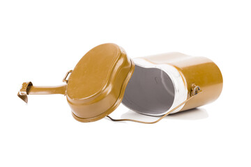 Soviet aluminum army bowler hat.