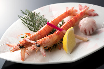 和食・車海老の焼き物・日本料理