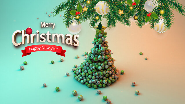 Merry christmas and happy new year 2023 Royalty Free Image
