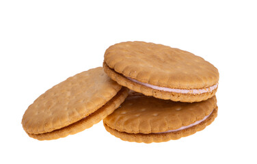 sandwich cookies isolated