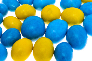 peanuts in glaze isolated