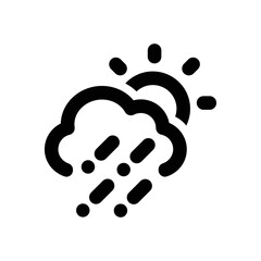 Hail icon - vector illustration . Hail, Stones, Rain, Storm, Cloud, Weather, Forecast, sun, day, Climate, line, outline, icons .