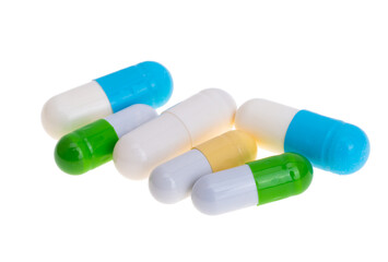 medical capsules isolated