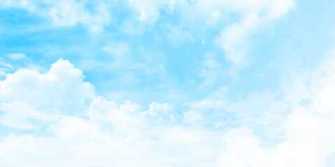 Watercolor background with sky object