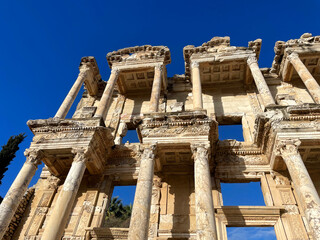 Library of Celsus in Ephesus ancient city 