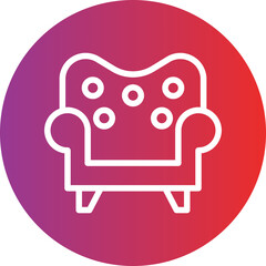 Armchair Icon Style
