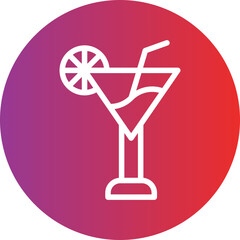 Cocktail Icon Style