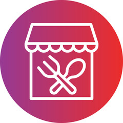 Restaurant Icon Style