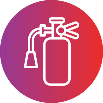 Fire Extinguisher Icon Style
