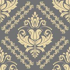 Orient classic golden pattern. Seamless abstract background with vintage elements. Orient background. Ornament for wallpaper and packaging