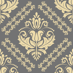Orient classic golden pattern. Seamless abstract background with vintage elements. Orient background. Ornament for wallpaper and packaging