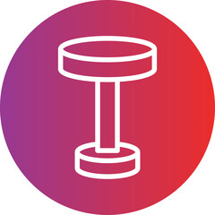 Stool Icon Style