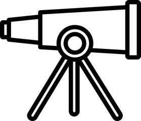 Telescope Vector Icon
