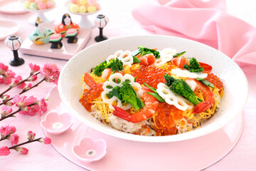 ひな祭り　ちらし寿司