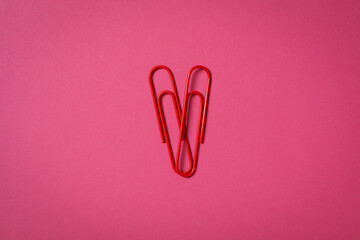 Concept of Valentine's day, heart, top view