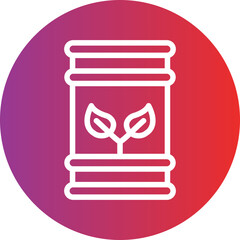 Eco Barrel Icon Style