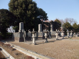 天祥寺　忍藩初代藩主松平忠堯(奥平系忍松平家9代)(大休院)の墓 忍藩3代藩主松平忠国(奥平系忍松平家11代)(泰嶺院)の墓 忍藩4代藩主松平忠誠(奥平系忍松平家12代)(靈源院)の墓　埼玉県　行田市