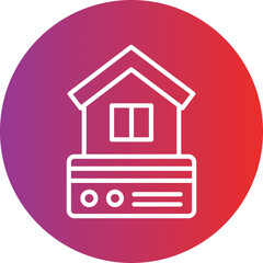 House Payment Icon Style
