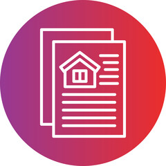 House Documents Icon Style