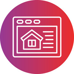 House Website Icon Style