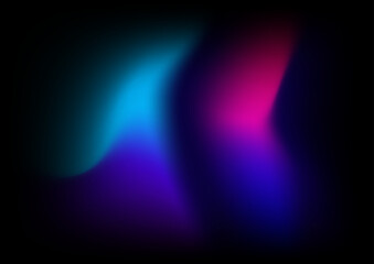 Fluid blurred blue pink purple gradient color gradient technology colorful abstract design background. Vector illustration abstract graphic design banner pattern presentation background web template.