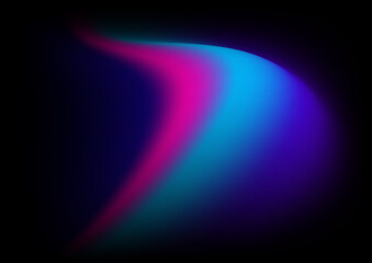Abstract blue pink purple gradient aurora shapes vector technology background for design brochure, website, flyer. Blurred shapes wallpaper for poster, certificate, presentation, landing page