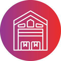 Warehouse Icon Style