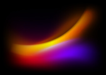 Abstract blurred background red orange purple and pink neon gradient color with wave line texture