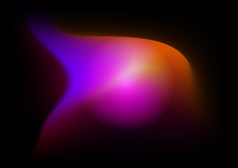 Abstract blurred background red orange purple and pink neon gradient color with wave line texture