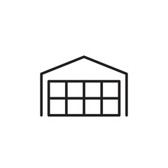 Warehouse Icon, Industrial Icon Vector Illustration Eps10