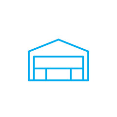 Warehouse Icon, Industrial Icon Vector Illustration Eps10