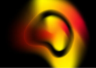 Orange red yellow fire light gradient background smooth blue blurred abstract